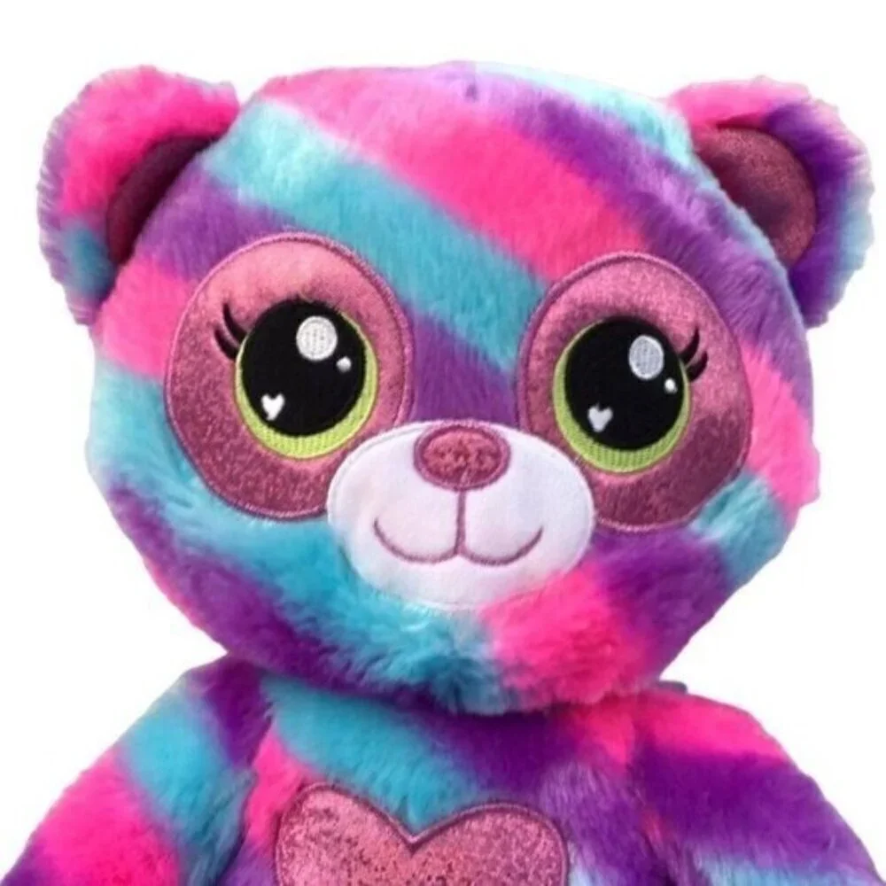 Build A Bear Heartables Safari Stripes Bear Plush